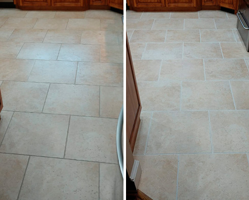Floor Restored by Our Tile and Grout Cleaners in Oakland Gardens, NY