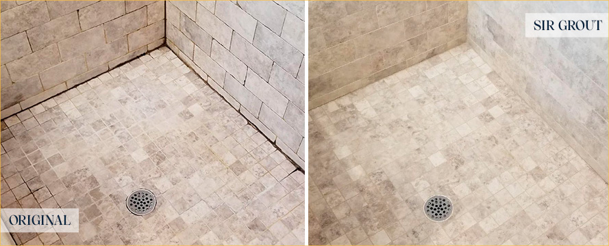 Shower Before and After Our Superb Caulking Services in Jackson Heights, NY