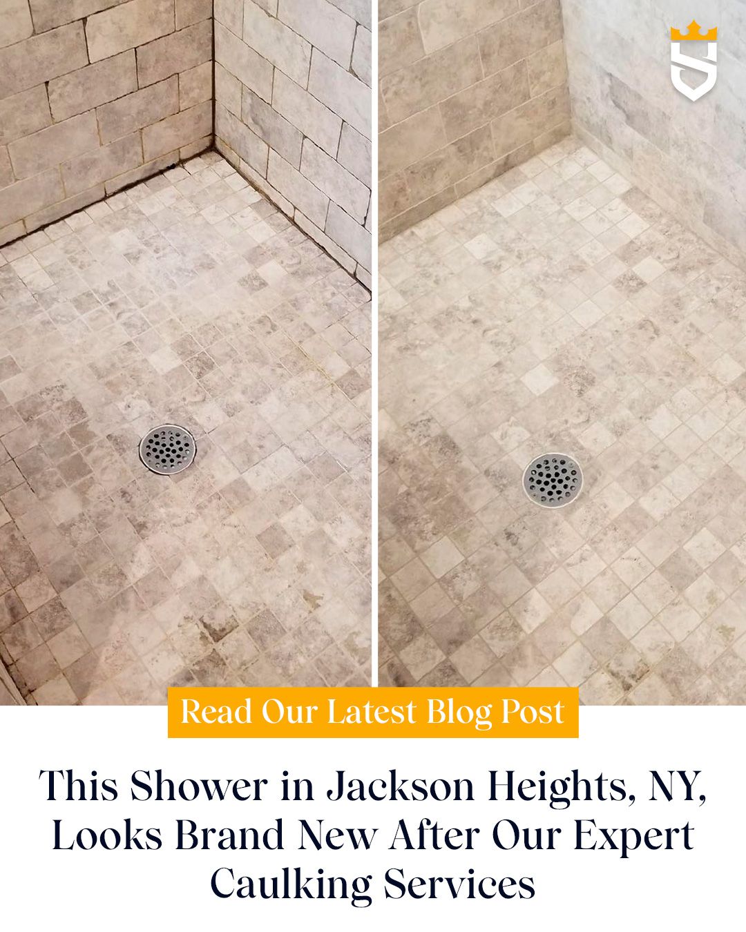 This Shower in Jackson Heights, NY, Looks Brand New After Our Expert Caulking Services