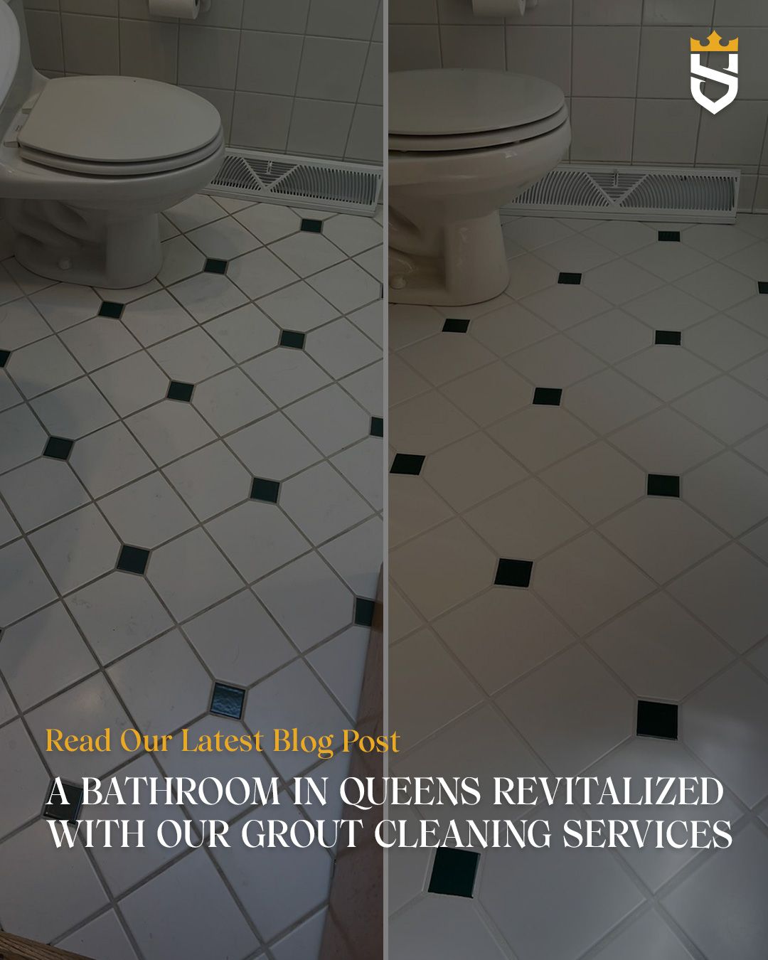 A Bathroom in Queens Revitalized with Our Grout Cleaning Services